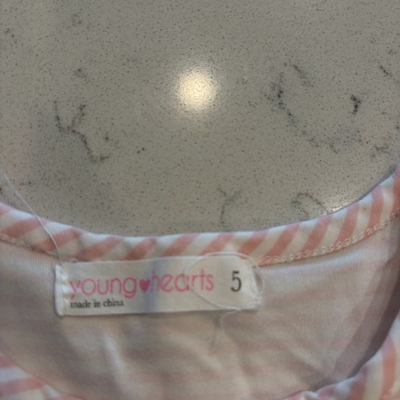 Charming Floral Embroidered Kids Dress with Green Skirt - Picture 3 of 3